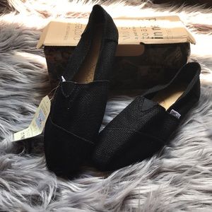 Canvas Black Toms